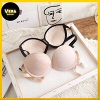 Áo Lót Cúp Ngực Không Dây Đệm Tim Silicon Dây Trong Mặc Hở Vai 965.YS44