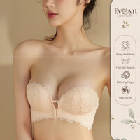 Áo Lót Cúp Ren Quây Ngực Đệm Vừa Không Gọng Chống Tụt