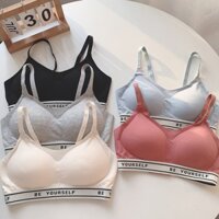 Áo lót DORIS, bra nữ cotton mút mỏng AL490 có thể tháo rời Be Yourself , áo ngực nữ sport ôm sát tôn vòng 1