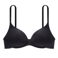 Áo Lót Không Gọng Đệm Mỏng Siêu Mềm Siêu Mịn Siêu Nhẹ Cuộn Gập Không Biến Dạng Phong Cách Nhật Bản Hàng Cao Cấp AL39 - Đen - S