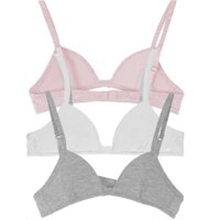 Áo lót mouse thật mỏng cực thoải mái cho bé gái tuổi teen - áo ngực cho bé gái chớm dậy thì LÔC 3 áO trắng + xám + hồng