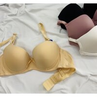 Áo Lót Mút Mỏng Có Gọng Cotton Màu Trơn Nâng Ngực Tự Nhiên , Unny Kho Đồ Lót Nam Nữ
