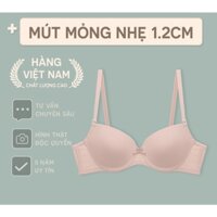 Áo lót mút mỏng có gọng thun lạnh màu trơn nâng ngực tự nhiên - Unny Kho Đồ Lót Nam Nữ