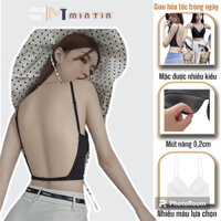 Áo Lót Nữ - Áo Bra Nữ 2 dây  chữ U hở lưng có  gọng Mút Mỏng gợi cảm co giãn N32 - Bra U [MinTin]
