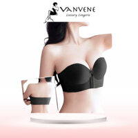 Áo Lót Nữ Cài Trước Chống Tụt Vanvene AC667, Đệm 5cm Siêu Nâng, Tạo Khe – Không Gọng, Tiện Dụng