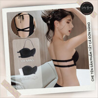 Áo lót nữ có gọng nâng ngực, áo ngực đệm kép không dây đa năng diện đầm hở lưng cao cấp Shitagi A93