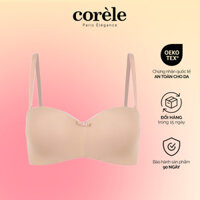 Áo lót nữ Corèle 11137A cúp ngang, áo quây tháo dây, mút vừa, gọng ẩn Silicone, không đường may chuẩn OEKO-TEX