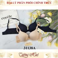 Áo lót nữ Corèle V. Just Bambo 31138A mút vừa trơn, lưng bảng to.