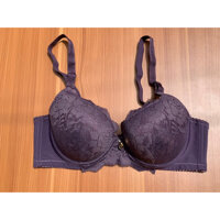 ÁO LÓT NỮ MỎNG REN 3 MÓC BIG SIZE 395 - 3680B - Tím