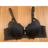 ÁO LÓT NỮ MỎNG REN 3 MÓC BIG SIZE 395 - 4090B - Đen