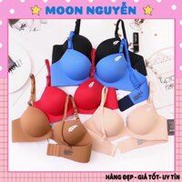 Áo Lót Nữ Su Đúc Hình Lá Không Gọng Đệm Dày Nâng Ngực A01 có ảnh thật - Da,36