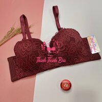 Áo lót nữ thái lan Siterhood 937  Big size, bản to, mút nhẹ - Đỏ đô,42