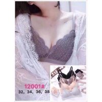 Áo Lót NữÁo lót không gọng ren hoa baby - NÂU,34 ngực 80