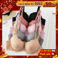 Áo lót phối ren đệm dày siêu nâng ngực, áo ngực tạo khe quyến rũ thương hiệu BAW NT740 - DA - 34