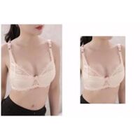 Áo Lót Ren Mềm Đệm Mỏng, Có Gọng Cao Cấp - đen,38