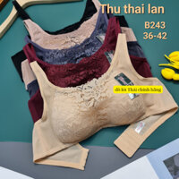 Áo lót ren Thái Lan chống tràn bản to cup B B243 sister hood