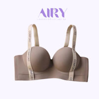 Áo lót su chống chảy xệ không gọng không đường may mút đẩy ngực Airy