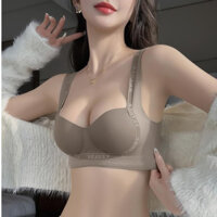 Áo lót su đúc đệm mỏng không gọng, Áo ngực bản lưng to không đường viền dành cho ngực to loại 1 1158 Orla