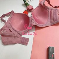 Áo lót Thái Lan Anny 8811  Áo ngực big size 36-42, vải thông hơi, mặc thoải mái, dễ chịu - Tím hồng,40