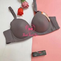 Áo lót Thái Lan Anny 8811  Áo ngực big size 36-42, vải thông hơi, mặc thoải mái, dễ chịu - Xám,42
