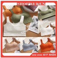 Áo Lót Thể Thao Croptop. Áo Bra Thể Thao Có Mút Ngực.