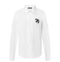 Áo Louis Vuitton Nam Bird Shirt 'White'