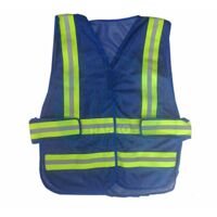 áo lưới mắt nhỏ phản quang 3M màu tím than