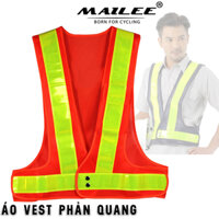 Áo Lưới Phản Quang Xe Đạp Dạng Vest LA-2026 Cho Đạp Xe Đạp Xe Máy An Toàn Ban Đêm Có Phản Quang áo size người lớn - Mai Lee - Áo Cam Dây Vàng