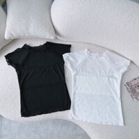 Áo lưới thun tay ngắn ôm body cổ tròn cá tính áo kiểu phối lưới sexy áo thun Bigsize KN từ 50kg đến 100kg L/XL/XXL