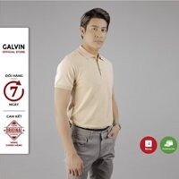 áo [Mã FAMALLT5 giảm 15% đơn 150K] Galvin - Áo Polo nam cổ bẻ ngắn tay form đẹp chất cotton co giãn PLGV12