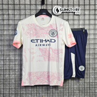 Áo Man City Kem Hồng 24
