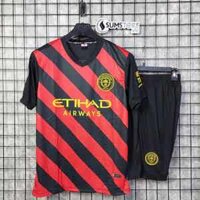 Áo Man City Sọc Đỏ Đen 2022