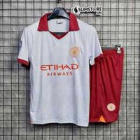 Áo Man City Trắng Cổ 2023 2024
