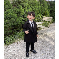 Áo măng tô beemo cho bé trai từ 9-23kg, bé mặc đi học, đi chơi, đi tiệc đều rất lịch lãm và sang chảnh.