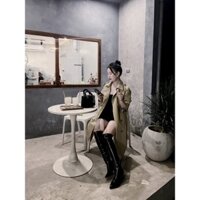 ÁO MĂNG TÔ CAO CẤP 2 LỚP DÁNG DÀI FULL BẢNG MÀU