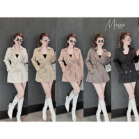 Áo măng tô kaki nữ 2 lớp dáng ngắn - Hàng mới về