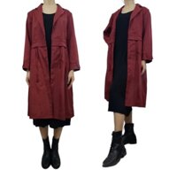 Áo măng tô kaki nữ dáng dài