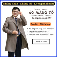 Áo măng tô nam trung niên Dạ Lông Cừu nhập khẩu Hàn Quốc cao cấp Mới 2024 - Màu vàng bò