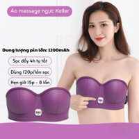 Áo massage ngực cải thiện kích thước vòng 1 Keller, máy mát xa ngực thư giãn định hình săn chắc vòng 1