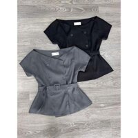 Áo Mixxo Gile Trễn Vai Kèm Belt 2M