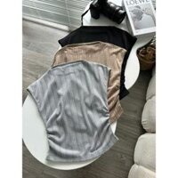 Áo Mixxo Len Xám Cổ Thuyền 2 Màu