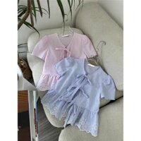 Áo Mixxo Sọc Bèo Cột Nơ