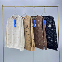 Áo MLB Big Bag Art Logo Overfit - Vải nỉ da cá cao cấp Full Tag Mác cho nam và nữ