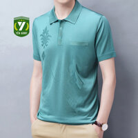 Áo Mông Tơ Ghi Nam Cộc Tay - Montagut Họa Tiết 7 Màu Có Túi Ngực