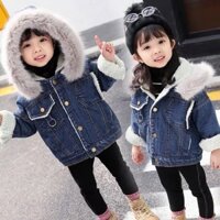 Áo mũ lông cho bé cưc xinh