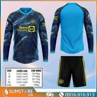 Áo MU Xanh Dài Tay ZK 2023