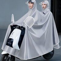 Áo Mưa 2 Đầu, Áo Mưa Đôi Đi Xe Điện Xe Máy Siêu Dày Dặn, Dài, Che Mưa Toàn Thân Chống Thấm Thoáng Khí