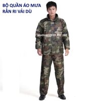 ÁO MƯA BẢO HỘ LAO ĐỘNG , ĐI XE ĐẠP ,XE MÁY , BỘ QUẦN ÁO ĐI MƯA  RẰN RI VẢI DÙ CAO CẤP