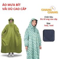 Áo Mưa BÍT, Áo Mưa 1 Người Không Xẻ Tà Vải Dù Vẩy Cá Cao Cấp | ChangChang