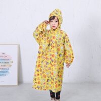 Áo mưa bít bông quay trẻ em Karahouse size số 9 loại dày xịn Chúc Sen - Phù hợp cho bé cao 115- 130cm / pktn sale